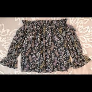 LOFT Off the Shoulder Blouse Women’s Size Small